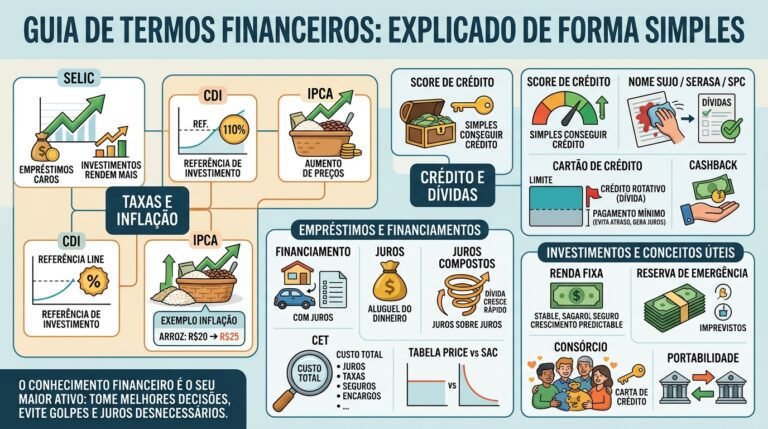 Copilot said: Termos Financeiros Explicados de Forma Simples: O Guia Que Todo Brasileiro Deveria Ler